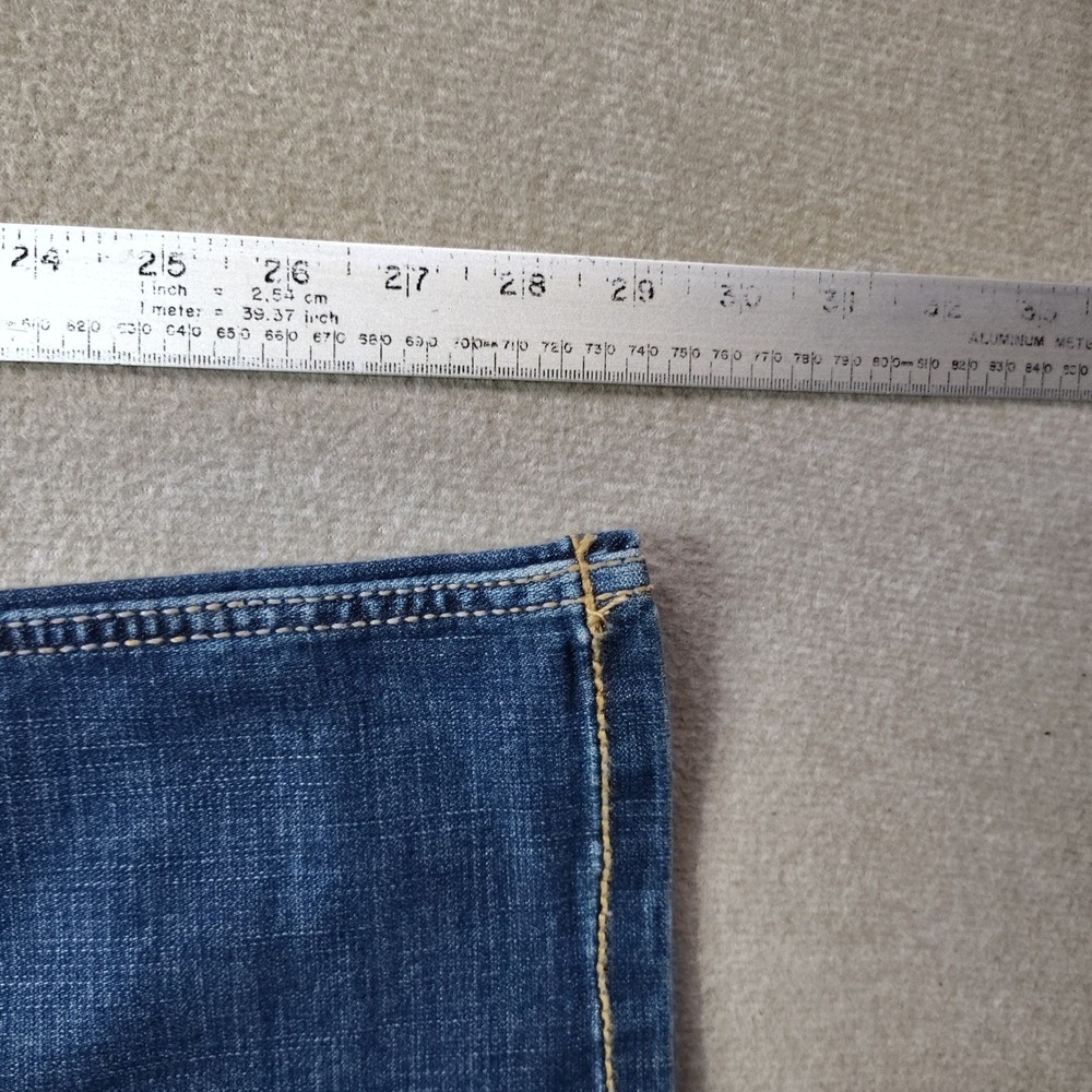 Wrangler Retro Mae Bootcut Jeans Womens 26Wx30 Blue Mid Rise Stretch - Picture 8 of 8